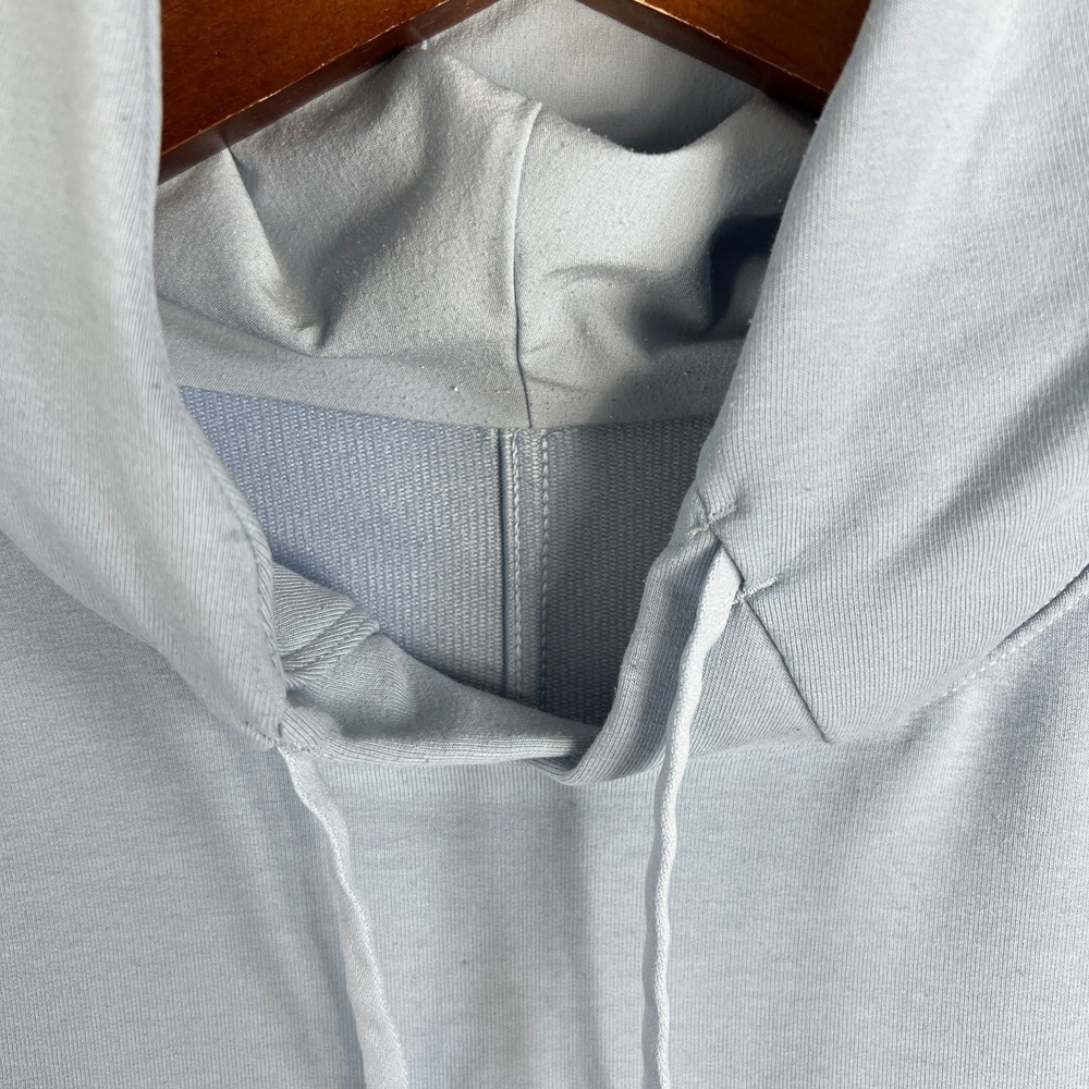 Lululemon City Sweat Pullover Hoodie Mens L Light Blue Activewear Pockets Gym - Picture 2 of 8